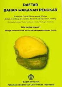 Image of Daftar Bahan Makanan Penukar