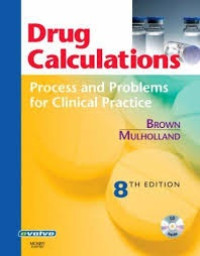 Image of Drug Calculation : Process and Problems for Clinical Practice