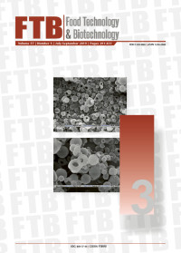 Image of FOOD TECHNOLOGY & BIOTECHNOLOGY Volume 57, Number 3, 2019
