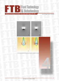 Image of FOOD TECHNOLOGY & BIOTECHNOLOGY Volume 58, Number 4, 2020