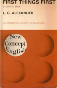 Image of First Thing First Students' Book