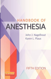 Image of Hanbook of Anesthesia Fifth Edition
