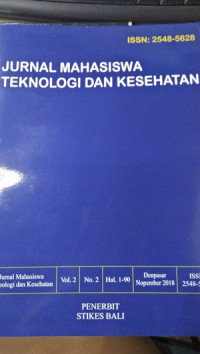 Image of Jurnal Mahasiswa Teknologi dan Kesehatan . vol.2 No.2