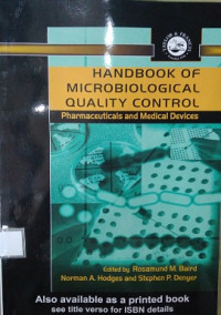 Image of Handbook of Microbiological Quality Control : Pharmaceuticals and Medical Devices