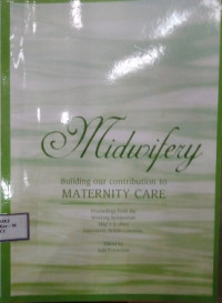 Image of Midwifery Building Our Contribution to Maternity Care
