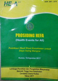 Image of Prosiding HEFA (Health Events for All) Publikasi Hasil Riset Kesehatan untuk Daya Saing Bangsa