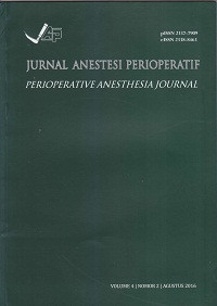 Image of Jurnal Anestesi Perioperatif (Perioperative Anesthesia Journal) Volume 4, Nomor 2, Agustus 2016
