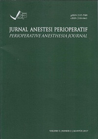 Image of Jurnal Anestesi Perioperatif (Perioperative Anesthesia Journal) Volume 5, Nomor 2, Agustus 2017