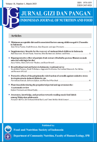 Image of Jurnal Gizi dan Pangan Volume 18, Number 1, March 2023