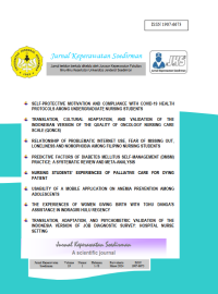 Image of Jurnal Keperawatan Soedirman : The Soedirman Journal of Nursing (SJN, Volume 19, Nomor 1, 2024)