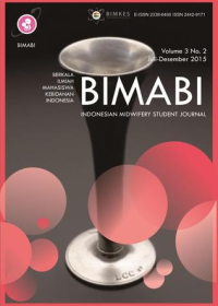 Image of Berkala Ilmiah Mahasiswa Kebidanan Indonesia (BIMABI) Indonesian Midwifery Student Journal (Vol. 3 No. 2, Juli-Desember 2015)