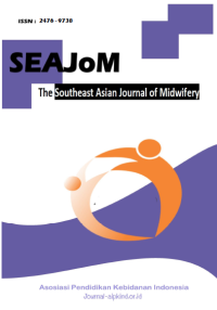 Image of SEAJoM : The Southeast Asian Journal of Midwifery (Vol.2 No. 1, Oktober 2016)