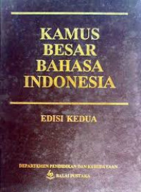 Image of Kamus Besar Bahasa Indonesia Edisi Kedua