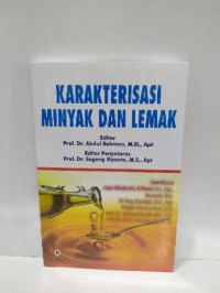 Image of Karakterisasi Minyak dan Lemak