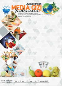 Image of Jurnal Ilmiah Media Gizi Indonesia Volume 16 No. 1 January 2021