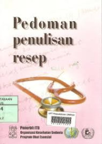 Image of Pedoman Penulisan Resep