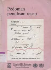 Image of Pedoman Penulisan Resep