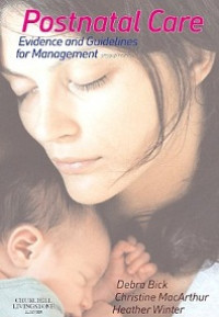 Image of Postnatal Care : Evidence and Guidelines for Management