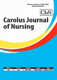 Image of Carolus Journal of Nursing (CJoN) Volume 1 Nomor 1 November 2018