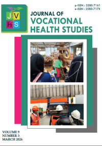Image of Journal of Vocational Health Studies Volume 9 Number 3 March 2026