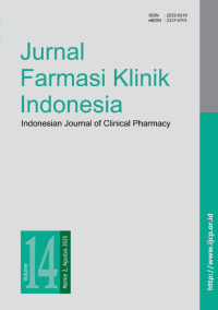 Image of Jurnal Farmasi Klinik Indonesia Volume 14 Nomor 2 Agustus 2025