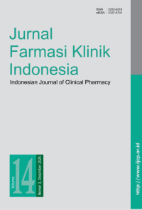 Image of Jurnal Farmasi Klinik Indonesia Volume 14 Nomor 3 Desember 2025