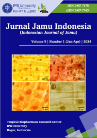 Image of Jurnal Jamu Indonesia (JJI) Vol.9 No.1 2024