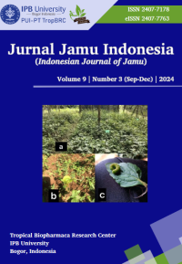 Image of Jurnal Jamu Indonesia (JJI) Vol.9 No.3 2024