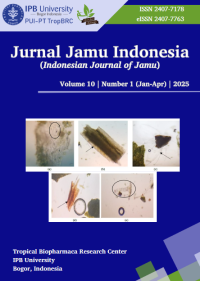 Image of Jurnal Jamu Indonesia (JJI) Vol.10 No.1 2025