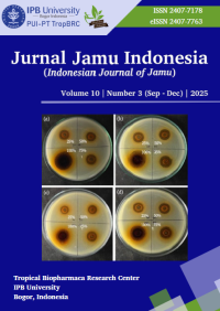 Image of Jurnal Jamu Indonesia (JJI) Vol.10 No.3 2025