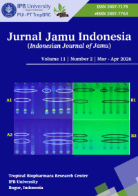 Image of Jurnal Jamu Indonesia (JJI) Vol.11 No.2 2026