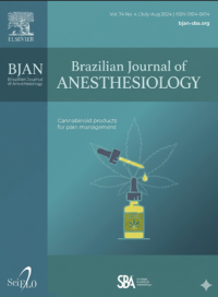 Image of Brazilian Journal of Anesthesiology Volume 74, Issue 4, 2024