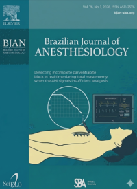 Image of Brazilian Journal of Anesthesiology Volume 76, Issue 1, 2026