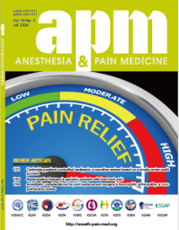 Image of Anesthesia and Pain Medicine (APM) Vol. 19 No. 3 July 2024