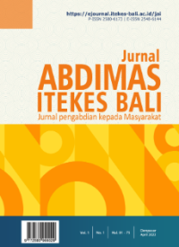 Image of ABDIMAS ITEKES BALI : Jurnal Pengabdian Kepada Masyarakat Institut Teknologi dan Kesehatan Bali Vol. 5 No. 2 Mei 2026