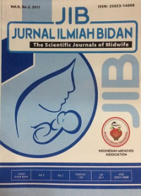 Image of JIB Jurnal Ilmiah Bidan : The Scientific Journal of Midwife Volume II, Nomor 2, 2017