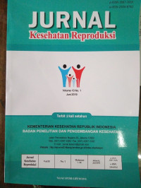 Image of Jurnal Kesehatan Reproduksi Volume 10 No. 1 Juni 2019