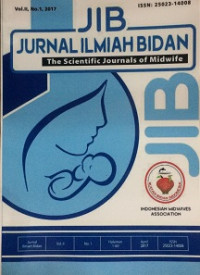 Image of JIB Jurnal Ilmiah Bidan : The Scientific Journals of Midwife Volume II, Nomor 1, 2017