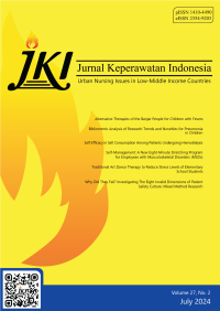 Image of Jurnal Keperawatan Indonesia Volume 27 No 2 July 2024