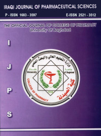 Image of Iraqi Journal of Pharmaceutical Sciences Volume 32 No. 3 Tahun 2023