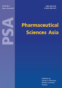 Image of Pharmaceutical Sciences Asia(PSA) Volume 45, Number 1, Januari-March 2018