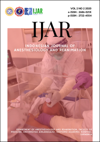 Image of Indonesian Journal of Anesthesiology and Reanimation Vol. 2 No. 2 2020