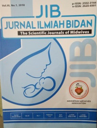 Image of JIB Jurnal Ilmiah Bidan The Scientific Journals of Midwives Vol. III, No. 1, 2018