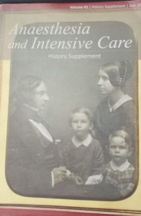 Image of Anaesthesia and Intensive  care, History supplement, Volume 43 July 2015