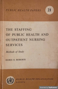 Image of The Staffing Of Public Health And Outpatient Nursing Services