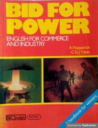 Image of Bid For Power English for Commerce and Industry