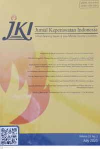 Image of Jurnal Keperawatan Indonesia Volume 23 No 2 July 2020