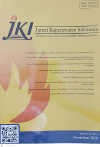 Image of Jurnal Keperawatan Indonesia Volume 23 No 3 November 2020