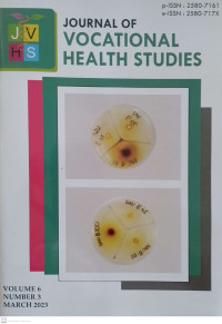 Image of Journal of Vocational Health Studies Volume 6 Number 3 March 2023