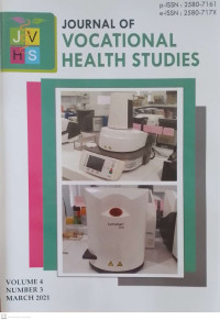Image of Journal of Vocational Health Studies Volume 4 Number 3 March 2021